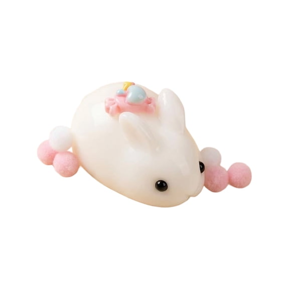 Adorable Rabbit Kneading Stress Relieving Tool, Soft Squeeze Fidget for Adults, Cute Animal Decompression Sensory for Office Desk