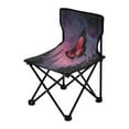 thumbnail image 2 of Folding Chair Camping Chair For Camping Picnicking Outdoor Beach and Travel An Elegant Red Butterfly, 2 of 8