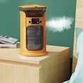 thumbnail image 3 of USB Air Cooler With Humidifier & Mist Spray 800ml Water Tank Portable Quiet Desktop Fan Personal Fan For Home, 3 of 9