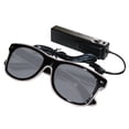 thumbnail image 1 of Labymos YJ002 Voice-control LED Glasses 10 Colors Optional Light Up El Wire Neon Rave Glasses, 1 of 6