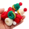thumbnail image 1 of 3 unids/pack pequeño sombrero de Navidad tejido gorro de Papá Noel para ropa fiesta decoración del hogar DIY accesorios de tocado hechos a mano, 1 of 3