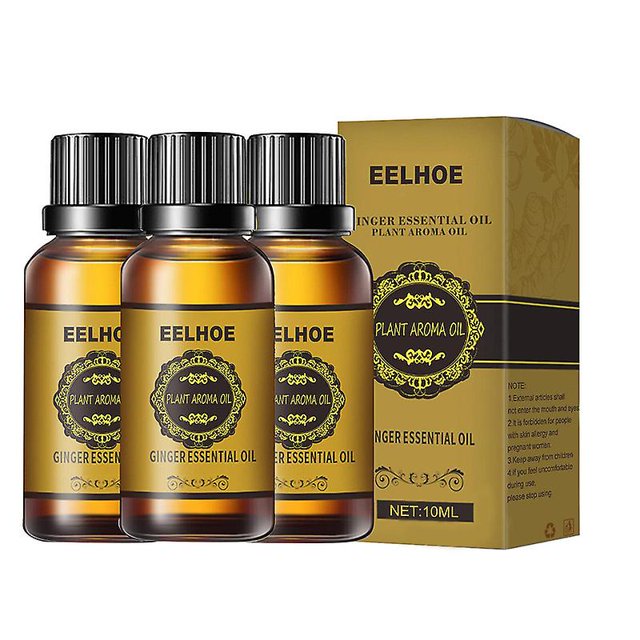 6 uds aceite de jengibre, aceite de jengibre para drenaje del vientre, aceite de jengibre para drenaje linfático, aceite de jengibre para adelgazar la barriga