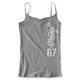 thumbnail image 1 of Aeropostale - Camiseta sin mangas para mujer, vertical, metálica, gris, pequeña Aeropostale Cami, 1 of 2