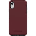 thumbnail image 3 of OtterBox Symmetry Series Case for iPhone XR Only - with Zagg Glass Elite Clear Screen Protector - Non-Retail Packaging - Fine Port Cordovan/Slate Grey, 3 of 8