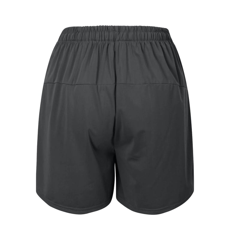cycling shorts women under dress LILIYA Women's Underskirt Shorts for Dress Underskirt High Waist Shorts Solid Cycling Leggings Boyshort Anti-Chafing Under Dress Shorts