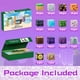 thumbnail image 2 of Bloques magnéticos Shozaar 120 unidades Build Happy Castle Kids 3-10, 2 of 6