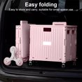 thumbnail image 3 of Caja Herramientas Plegable Carrito Mano Con Ruedas Portátil Utilitario Telescópico 4 Giratorias para Viajes Compras Mudanzas Almacenamiento Uso en Oficina, 3 of 9