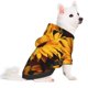 thumbnail image 2 of Fotbe Vibrant Sunflower Blooms Sudadera con Estampado para Perros Pequeños – Suéter con Capucha para Mascotas, Tela Suave de Forro Polar con Bolsillo-Medium, 2 of 7