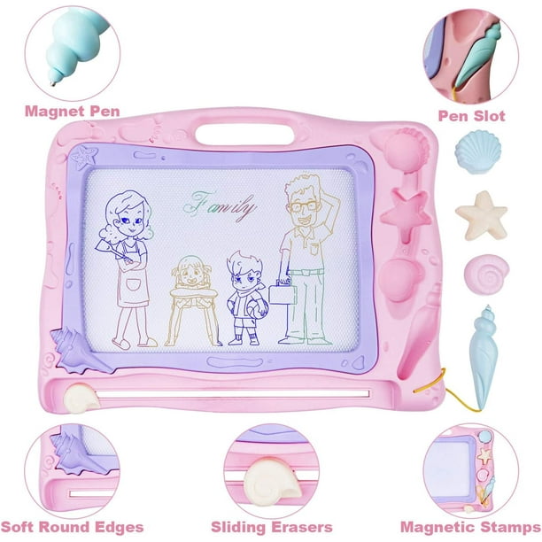 Magna Dessin Doodle Board Présent pour 1 2 3 4 Ans Fille, Cadeau