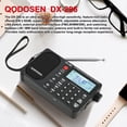 thumbnail image 2 of Radio portátil QODOSEN DX-286 con chip automotriz TEF6686, 2 of 8