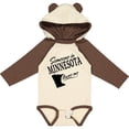thumbnail image 3 of Inktastic Someone in Minnesota Loves Me Boys or Girls Long Sleeve Baby Bodysuit, 3 of 5