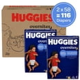 thumbnail image 3 of Huggies Overnites Nighttime Diapers, Size 4 (22-37 lbs), 116 Count (Select for More), 3 of 16
