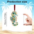 thumbnail image 3 of Seahorse 2D Acrylic Christmas Ornaments, Flat Sea Animal Hanging Decoration for Christmas Tree Holiday Home Decor, Festive Xmas Tree Ornament Keepsake Gift for Family Friends 1pc, 3 of 5