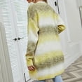 thumbnail image 4 of Women's Sweaters And Cardigans With Pockets Colorful Elegant Long Knitted Shirt Loose Sweater Cardigan Jacket Sweater Jacket, 4 of 9
