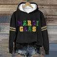 thumbnail image 2 of JJHGVB Winter Sweatshirts for Women Mardi Gras Shirt Womens Hoodies Pullover Thermal Hoodies for Women Long Sleeve Hoodies for Women Mardi Gras Tee Shirts for Women Mardi Gras Sequin Shirt Black L, 2 of 4