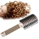 thumbnail image 1 of Peine Para Peinar El Cabello De Doble Cara, Cepillo De Peinado Multifunción Anticalor, Herramienta Profesional Para Peluquería, De Goma Dorado, Dientes De Nailon, 1 of 7