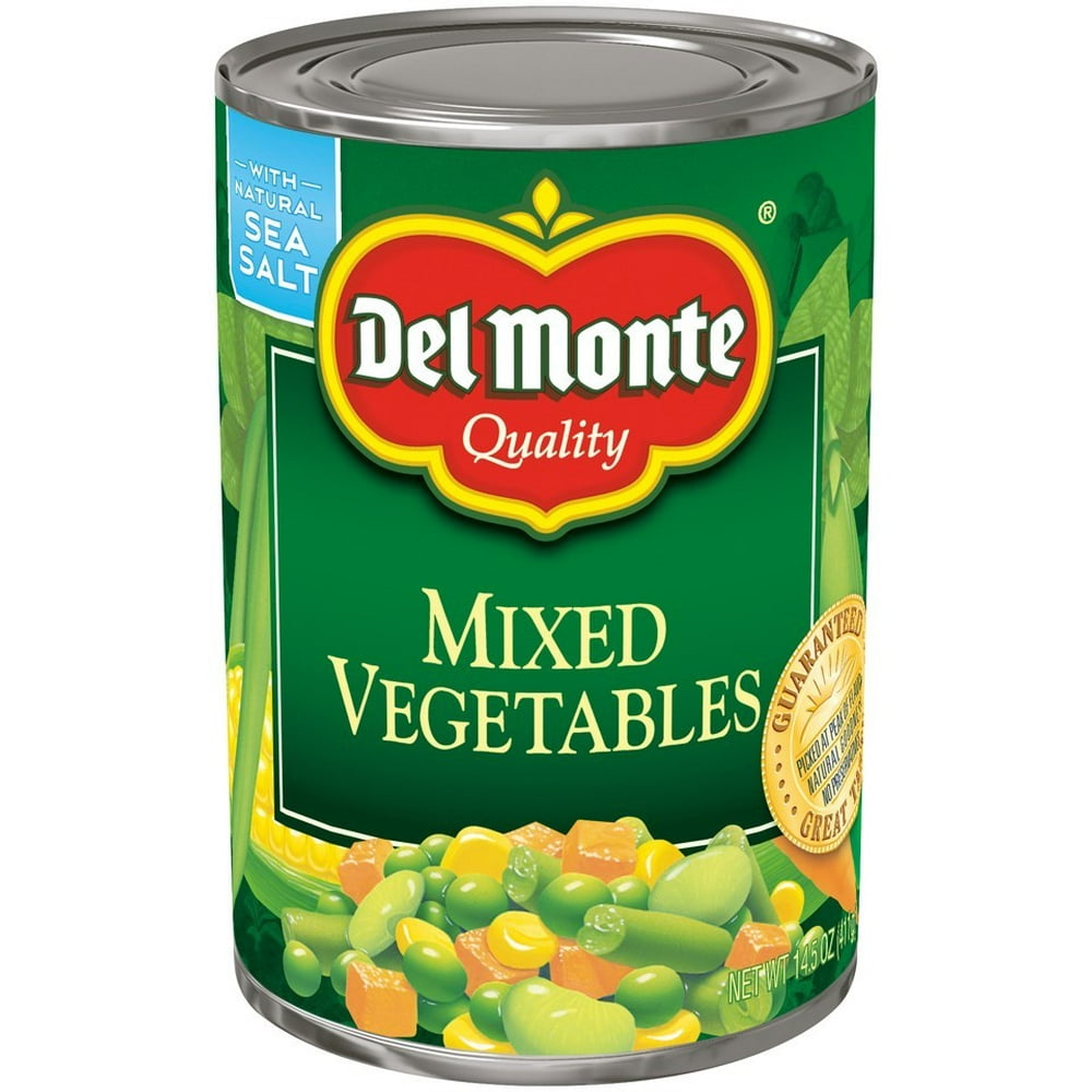Del Monte Canned Mixed Vegetables, 14.5 oz