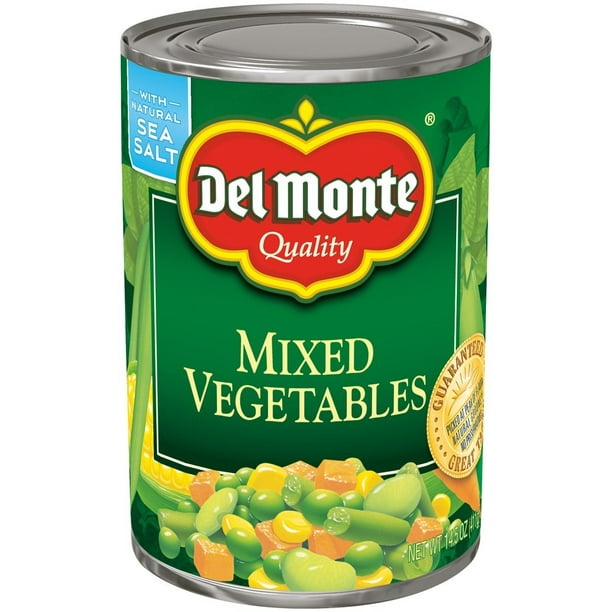 Del Monte Canned Mixed Vegetables, 14.5 oz