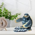 thumbnail image 7 of Handcrafted Sea Turtle Cell Phone Stand for Desk - Nautical Coastal Decor, Sturdy Resin Phone Stand, Beachy Marine Style - Symbol of Wisdom, Protection & Longevity, Universal Phone Compatibility, 7 of 7