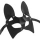thumbnail image 4 of Accesorio de disfraz de gato de cuero PU suave hecho a mano misterioso estilo gótico Punk negro Cosplay cara de gato cubierta Simple borde de bronceado, 4 of 5
