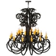 thumbnail image 5 of Meyda 141577 50 in. Serratina 24 Light Chandelier, Coffee Bean, 5 of 5