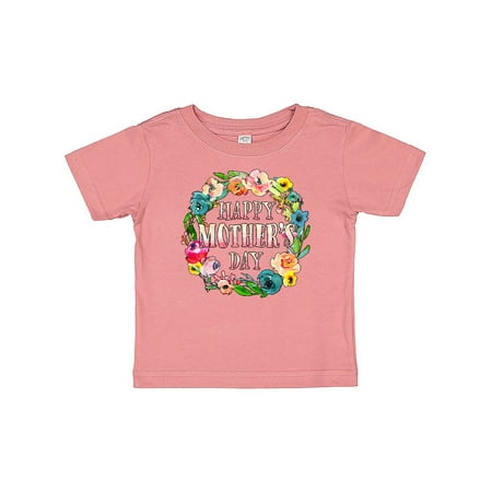 

Inktastic Happy Mother s Day- flowers Gift Baby Boy or Baby Girl T-Shirt