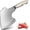 4.7" Silver Cleaver, variant on Heavy Duty Bone Chopper - Kitchen Axe With Sheath, Gift Idea for Men, Birthday, Mother & Father