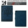 thumbnail image 4 of ELEHOLD Case for iPad 6th Generation, Slim PU Leather Case with Card Holder Folio Stand Cover Compatible with iPad 6th Generation,Darkblue, 4 of 6