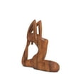 thumbnail image 4 of G6 Collection 8" Wooden Handmade Mini Yoga Figurines, Yoga Pose Statue, Yoga Room Studio Decor, Mindful Home Decor Yogi Gift, Decorative Shelf Decor Objects, Zen Inspired - One-Legged King Pigeon, 4 of 6