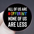 thumbnail image 3 of Broche Pin Rou Todos somos diferentes, ninguno de nosotros es menos, 3 of 3