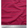 thumbnail image 1 of Soimoi Pink Cotton Voile Fabric Line Geometric Fabric Prints By Yard 56 Inch Wide, 1 of 3
