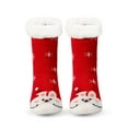 thumbnail image 2 of Penkiiy Floor Socks for Men Women Christmas Gifts Casual Winter Warm Cotton Plush Thicker Anti-slip Floor Socks Knit Soft Socks Red Socks, 2 of 2