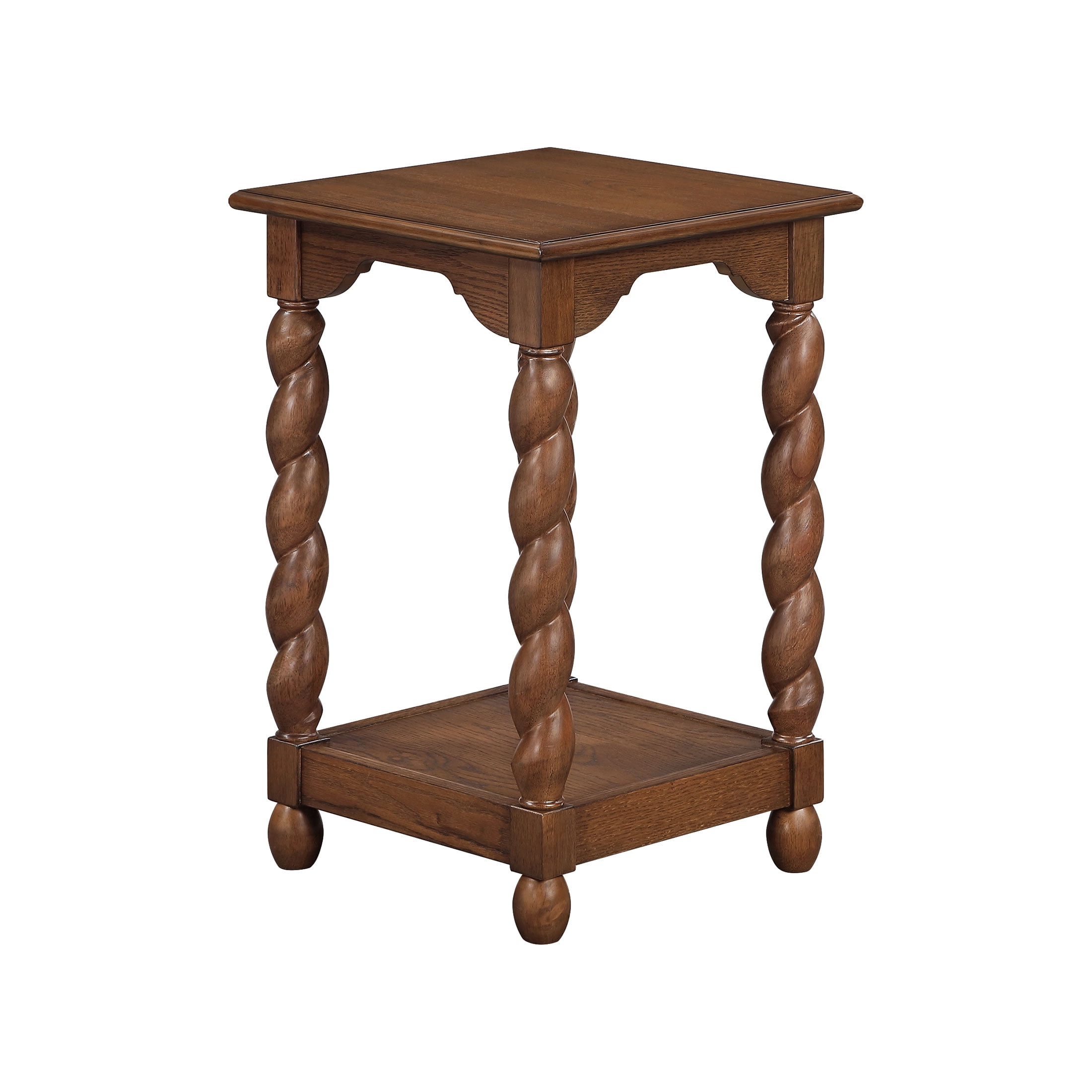 My Texas House Lewis End Table, Warm Brown