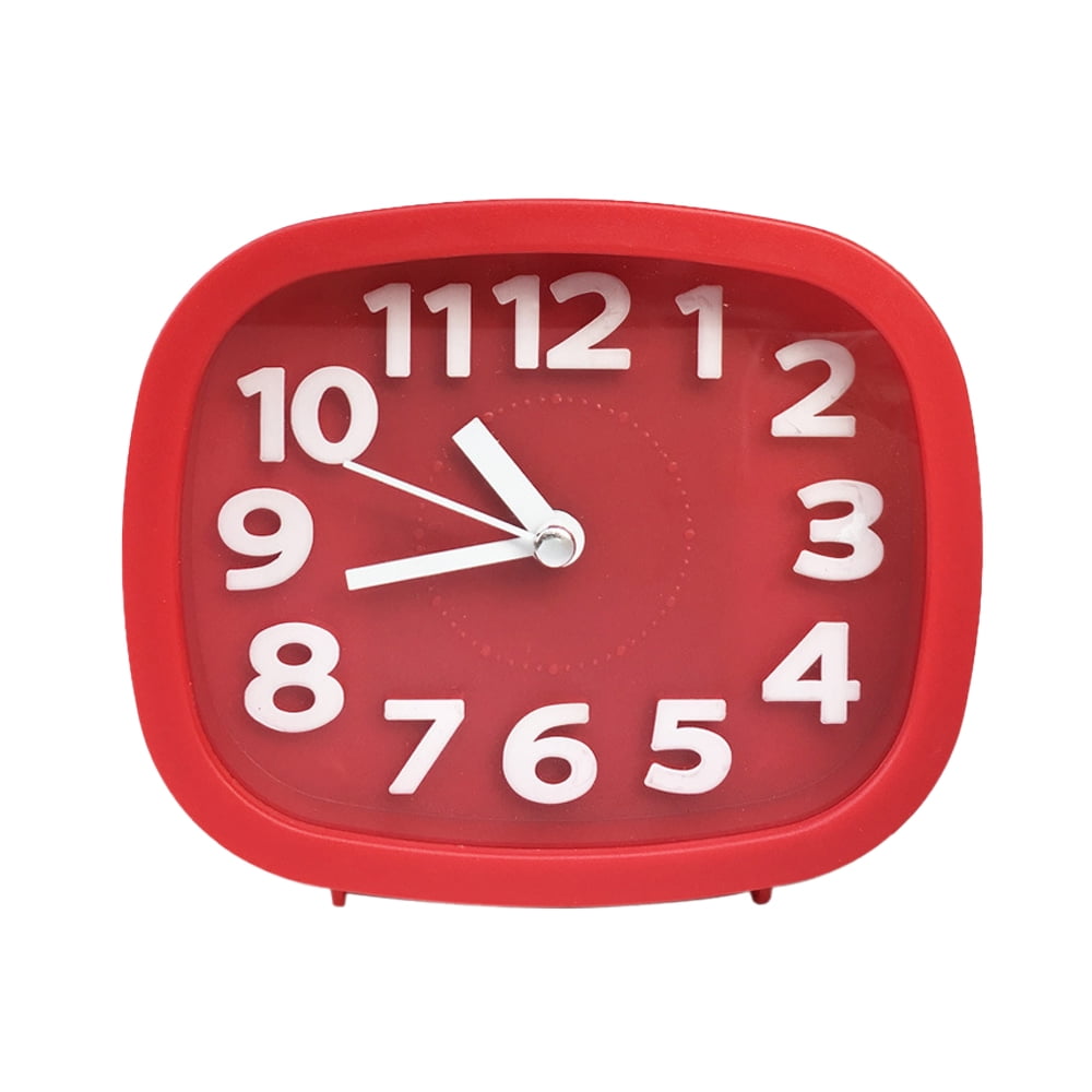 Analog Alarm Clock, digital Clock , Battery Operated, Simply Design Loud Alarm Clock for Bedroom