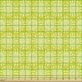 thumbnail image 2 of Abstract Upholstery Fabric by the Yard, Illustration of Round Elements with Spikes Geometric Details Summer Tones, Decorative Fabric for DIY and Home Accents, Avocado Green White by Ambesonne, 2 of 5