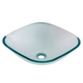 thumbnail image 5 of Miseno MNO-7108-ORB Square 16-1/2" Glass Bathroom Sink; Oil Rubbed Bronze Drain, 5 of 6