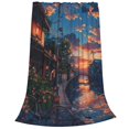 thumbnail image 2 of Susaid Twilight Canal Reflection Print Microfiber Cleaning Cloth, Multi-Functional Cleaning Towels, Highly Absorbent Cleaning Rags,Cleaning Cloths for Car Kitchen Home-80"x60", 2 of 7