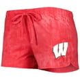 thumbnail image 4 of Women's Concepts Sport Red Wisconsin Badgers Billboard Tie-Dye Tank and Shorts Sleep Set, 4 of 5