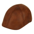 thumbnail image 4 of EPOCH Faux Suede Leather Newsboy Duckbill Ivy Cap Ivy Driver Hunting Hat, 4 of 12