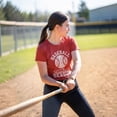 thumbnail image 2 of Womens Baseball Is My Favorite Season T Shirt Funny Summer Sports Softball Novelty Tee Womens Graphic Tees, 2 of 9