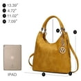 thumbnail image 3 of MKF Collection April Women's Hobo Bag, Fashionable Shoulder Purses and Handbag for women by Mia K - Apricot, 3 of 10