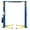 110V, variant on HPDMC 220V Two Post Car Lift 11,000 lbs, Overhead Clear Floor Auto Hoist with Hydraulic Power Unit, Single Point Lock Release, Adjustable Support Arms for Garage and Auto Repair Shop