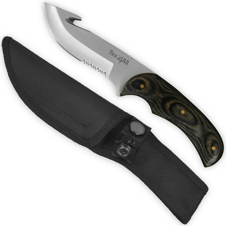 Tactical Boot Knife - Yes4All Hunting Survival Fixed Blade Knife / Tactical Knife with Sheath - Full Tang Camping Knife Set - Hunting Dagger Knife / Tactical Dagger