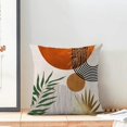 thumbnail image 3 of Boho Mid Century Pillow Covers 20x20 Set of 2,Orange Gold Throw Pillowcase Geometric Aesthetic Sunset Outdoor Farmhouse Cushion Cover for Sofa Couch Bed Living Room Decor, 3 of 6