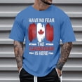 thumbnail image 2 of LLDYYDS Mens Canada Independence Day Fashion Trend Print Short Sleeve Casual Comfortable Base T Shirt Loose Top, 2 of 4