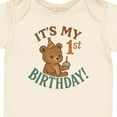 thumbnail image 4 of Inktastic Cute Teddy Bear 1st Birthday Celebration Boys or Girls Baby Bodysuit, 4 of 5
