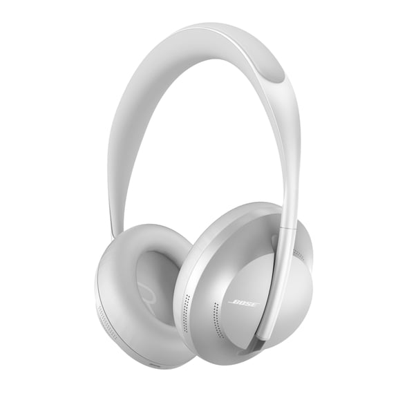 Open Box Bose Noise Cancelling Headphones 700 Over-Ear Bluetooth Headphones, Silver