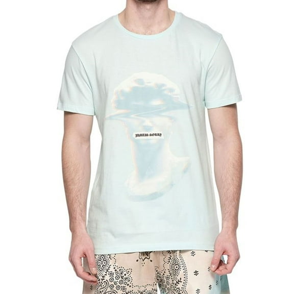 Elevenparis Mens Jamals Sorry Graphic T-Shirt, Blue, XX-Large