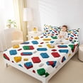 thumbnail image 4 of Castle Fairy Building Blocks 4pcs Bed Sheets,Construction Game King Sheets,Colorful Brick Super Cozy Sheet Set,Super Cozy Room Decor, 4 of 7