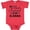 Vintage Red, variant on Inktastic My Best Friend is My Glamma with Hearts Boys or Girls Baby Bodysuit